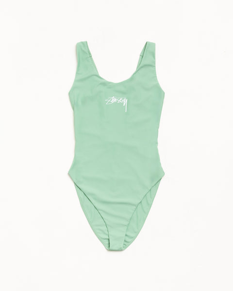 Surf Stock One Piece Swimsuit Womens Regular in Sage