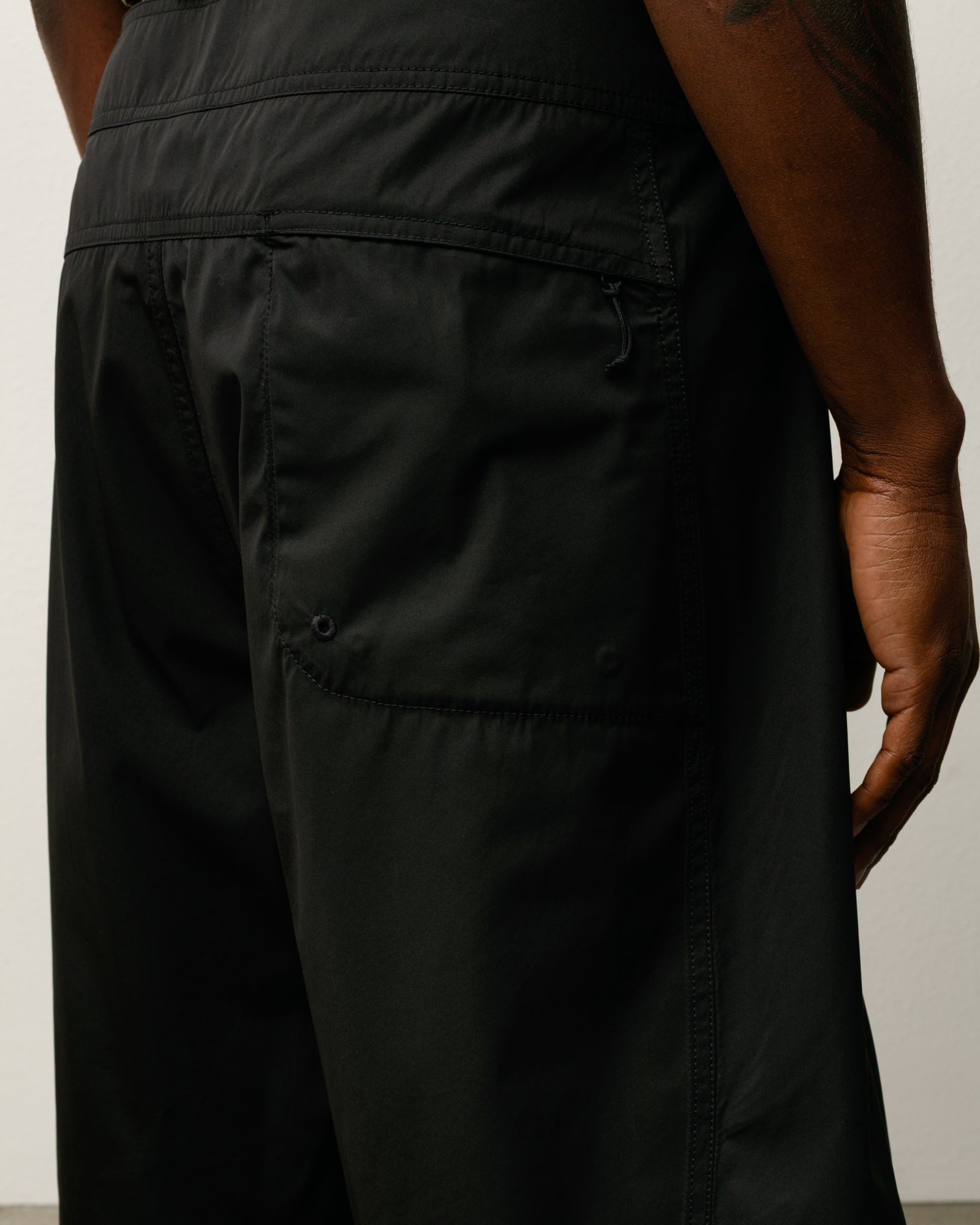 Curved Panel Board Short Bottoms in the color Black
