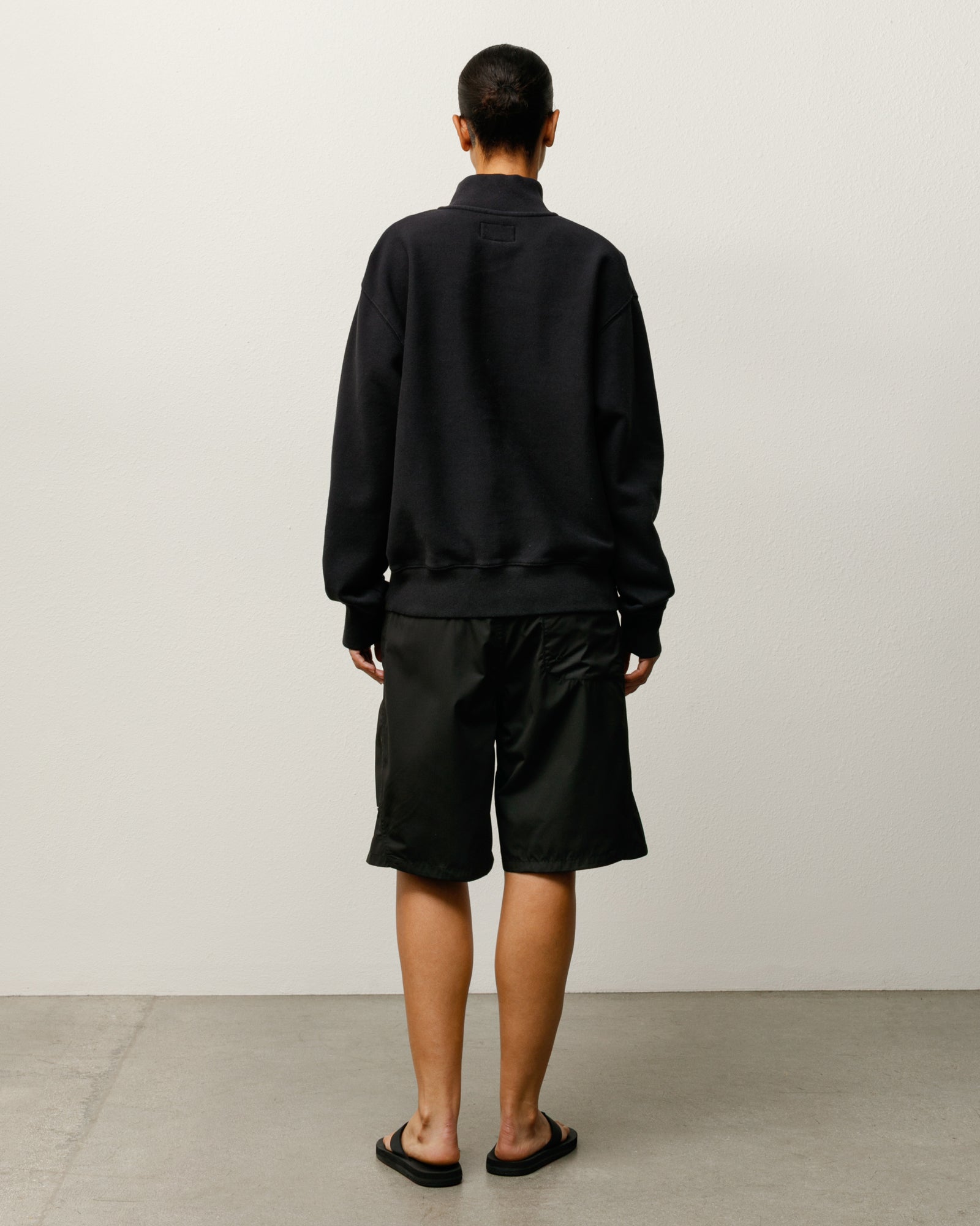 Curved Panel Board Short Bottoms in the color Black