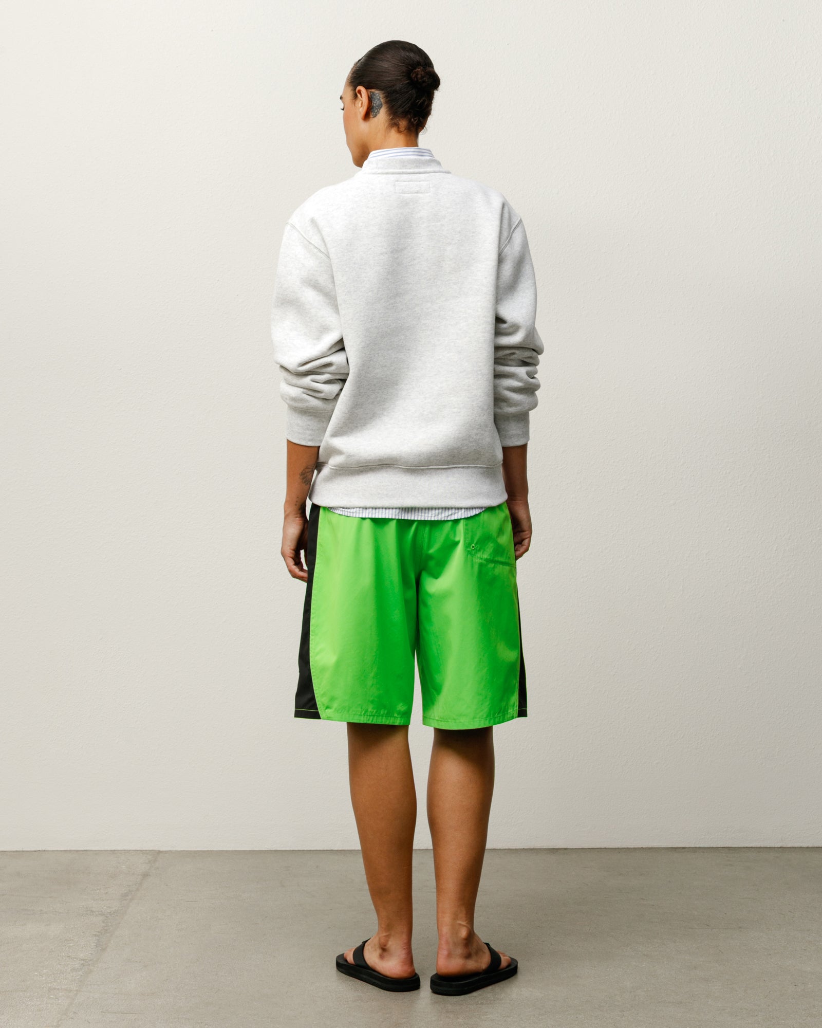 Curved Panel Board Short Bottoms in the color Green