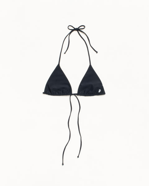 Triangle Bikini Top Womens Regular In Black