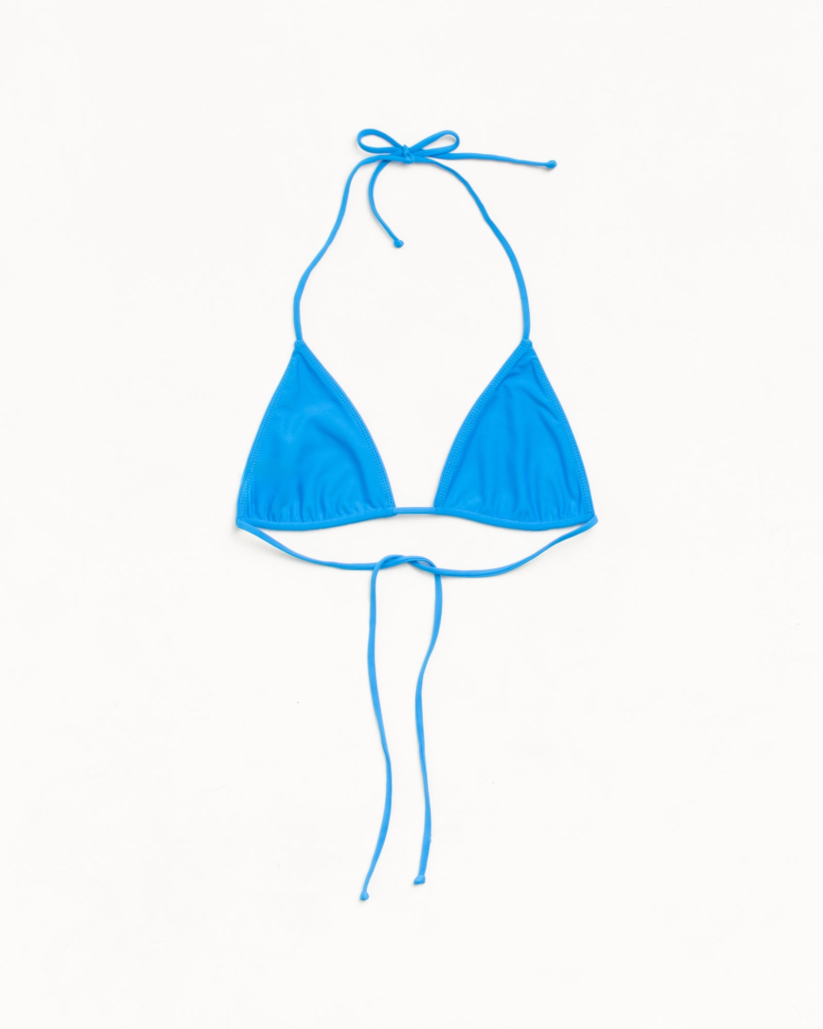 Triangle Bikini Top Swim in the color Turquoise