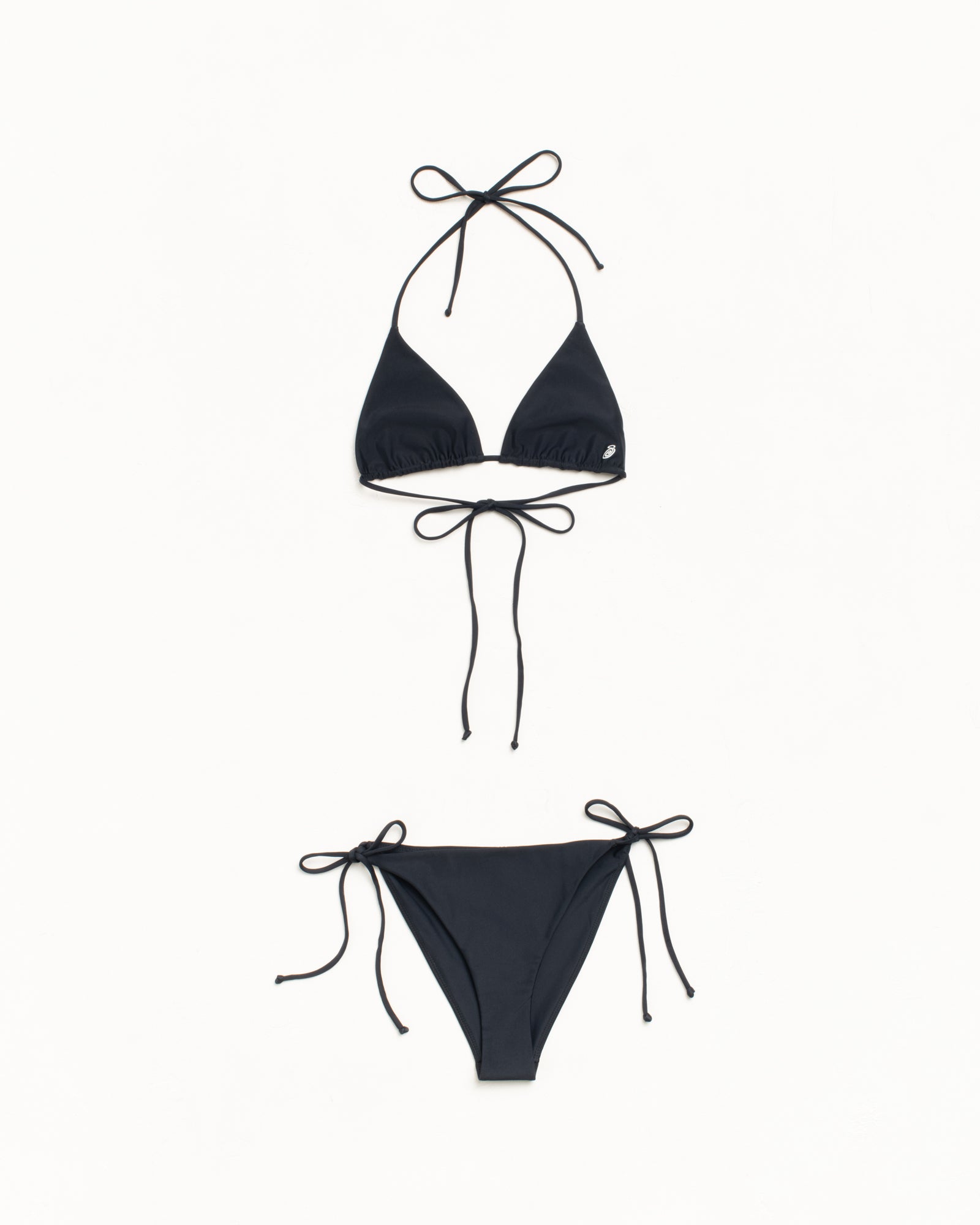Side Tie Bikini Bottom – Black | Swimwear | Stüssy