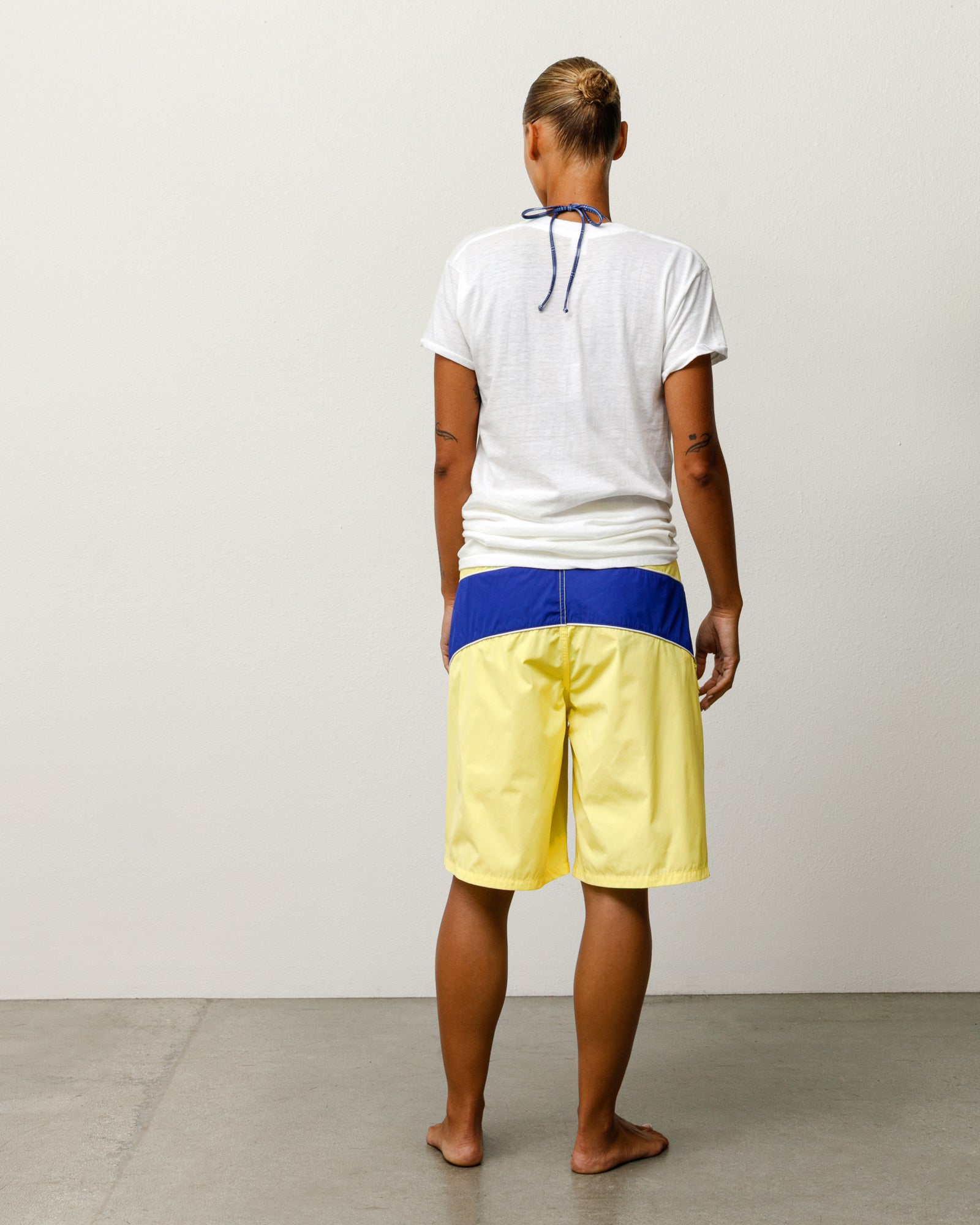 Stüssy Cove Board Short boardshorts in Yellow with contrast panels