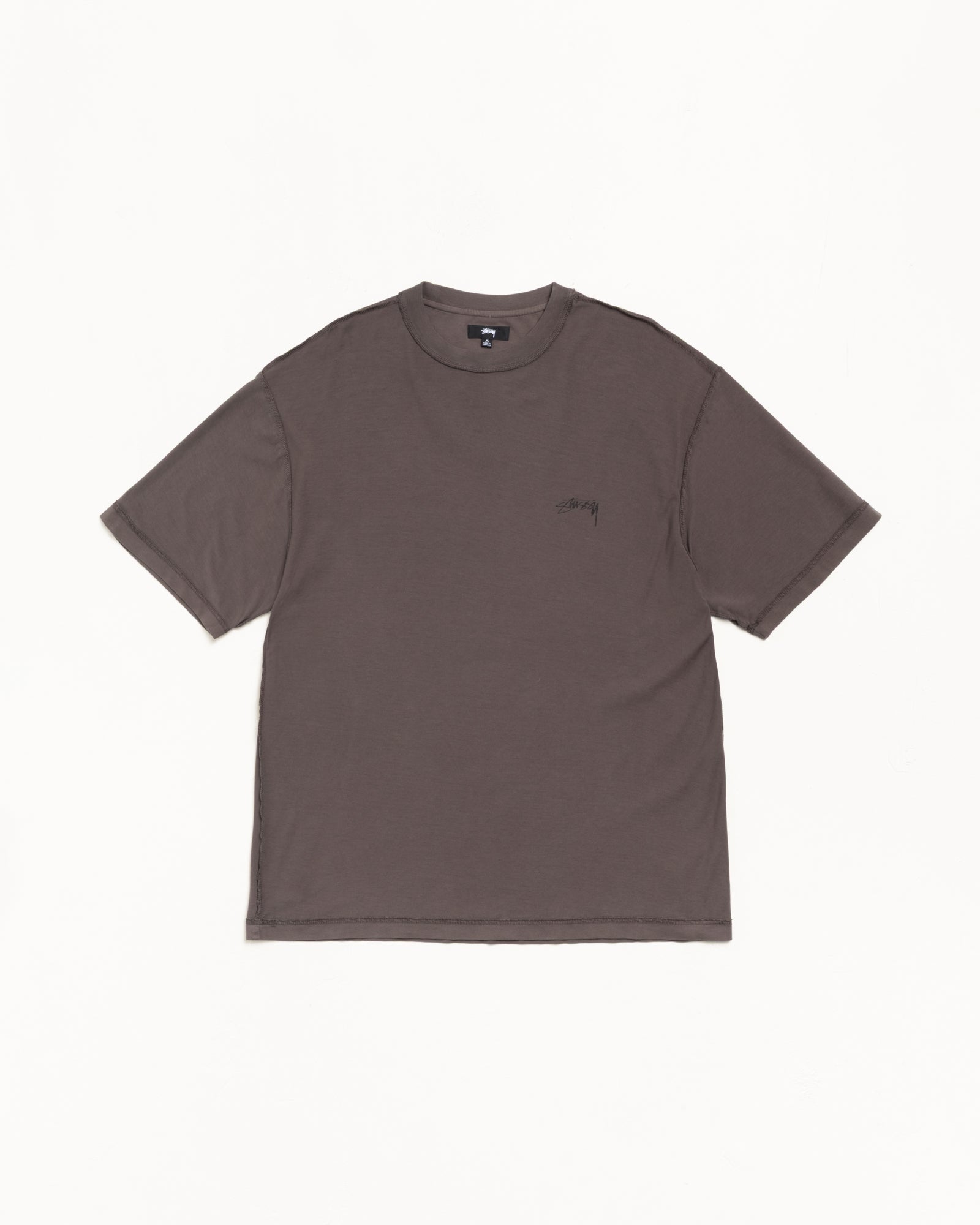 Lazy Tee Mens Short Sleeve in Faded Black
