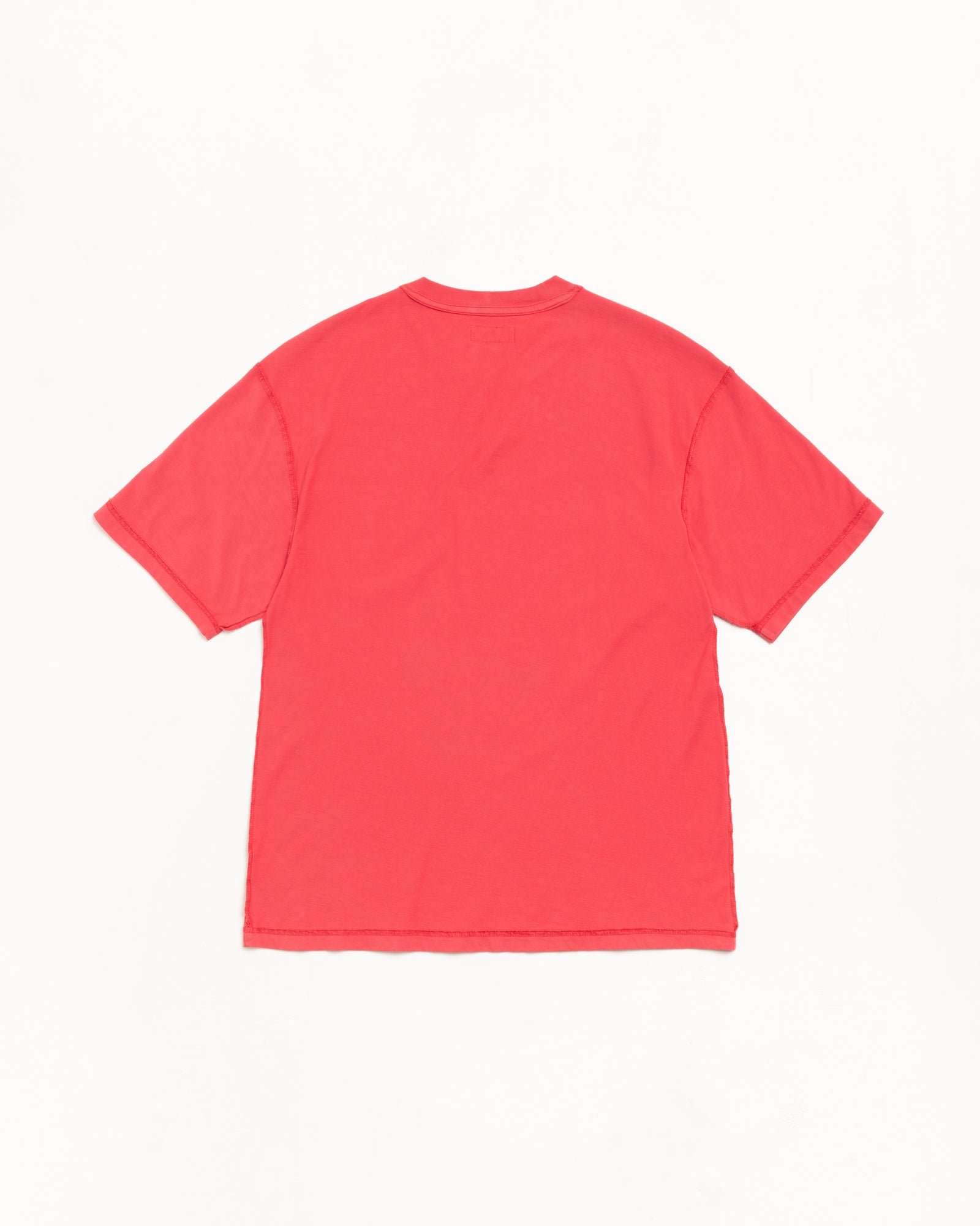 Lazy Ss Tee Mens Short Sleeve In Washed Red