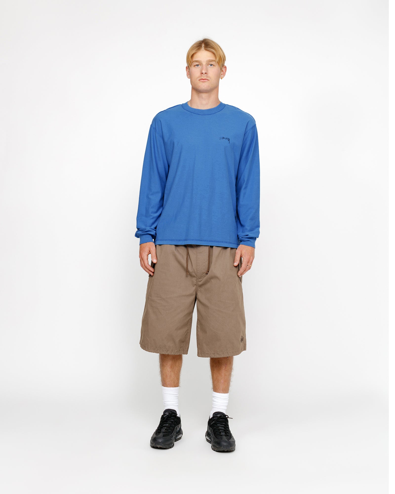 STÜSSY LAZY LONGSLEEVE TEE OCEAN LONGSLEEVE