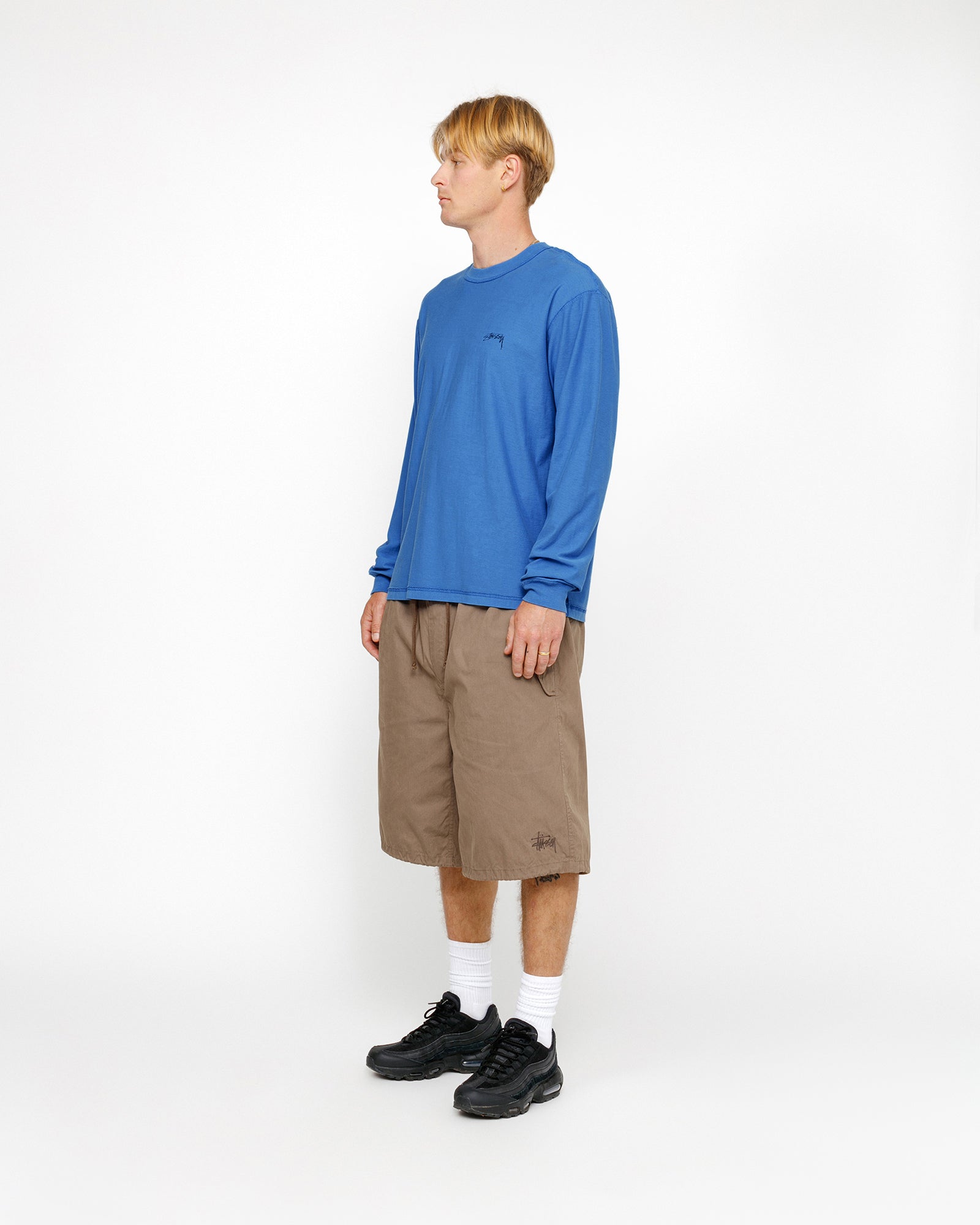 STÜSSY LAZY LONGSLEEVE TEE OCEAN LONGSLEEVE