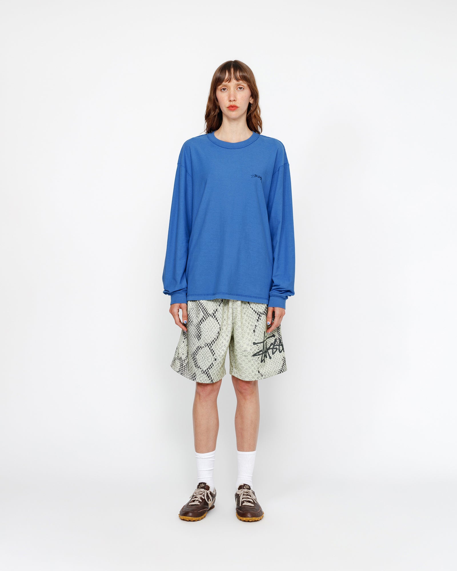 STÜSSY LAZY LONGSLEEVE TEE OCEAN LONGSLEEVE