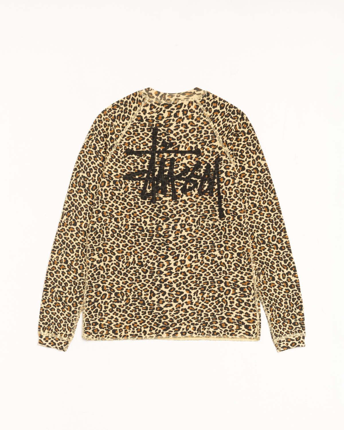Raglan Thermal LS Crew – Leopard | Tops & Shirts | Stüssy