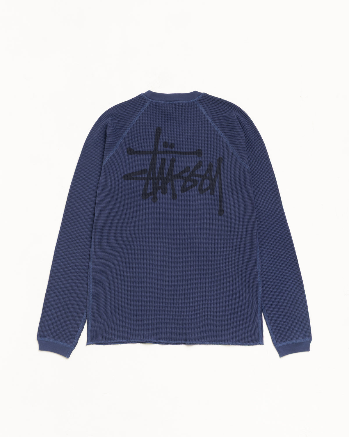 Basic Stüssy Thermal – Navy | Tops & Knits | Stüssy