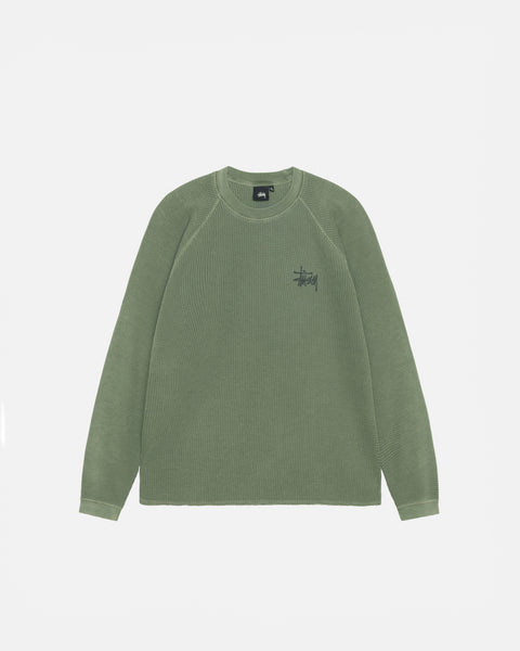 Basic Stüssy Thermal – Pine | Tops | Stüssy