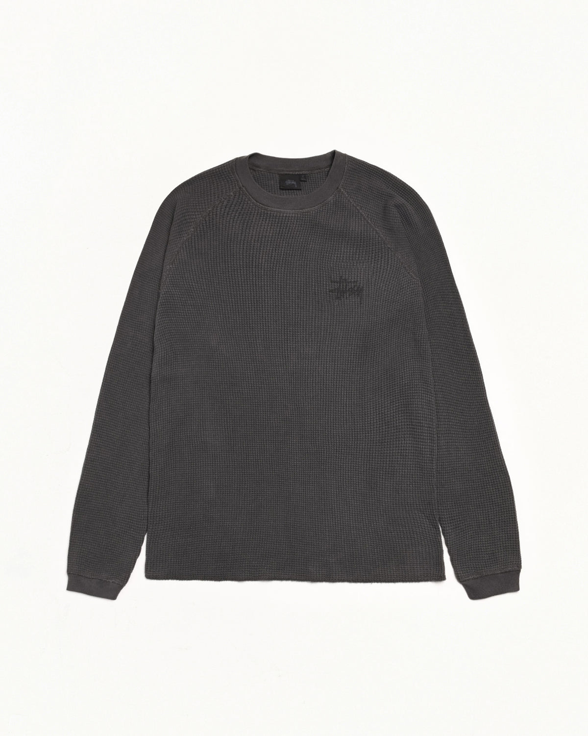 Basic Stüssy Thermal - Washed Black | Tops & Knits | Stüssy