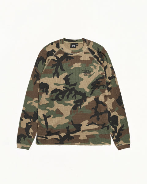 トップス STUSSY BASIC THERMAL CAMO Basic Stüssy Thermal – Sand Camo | Tops | Stüssy