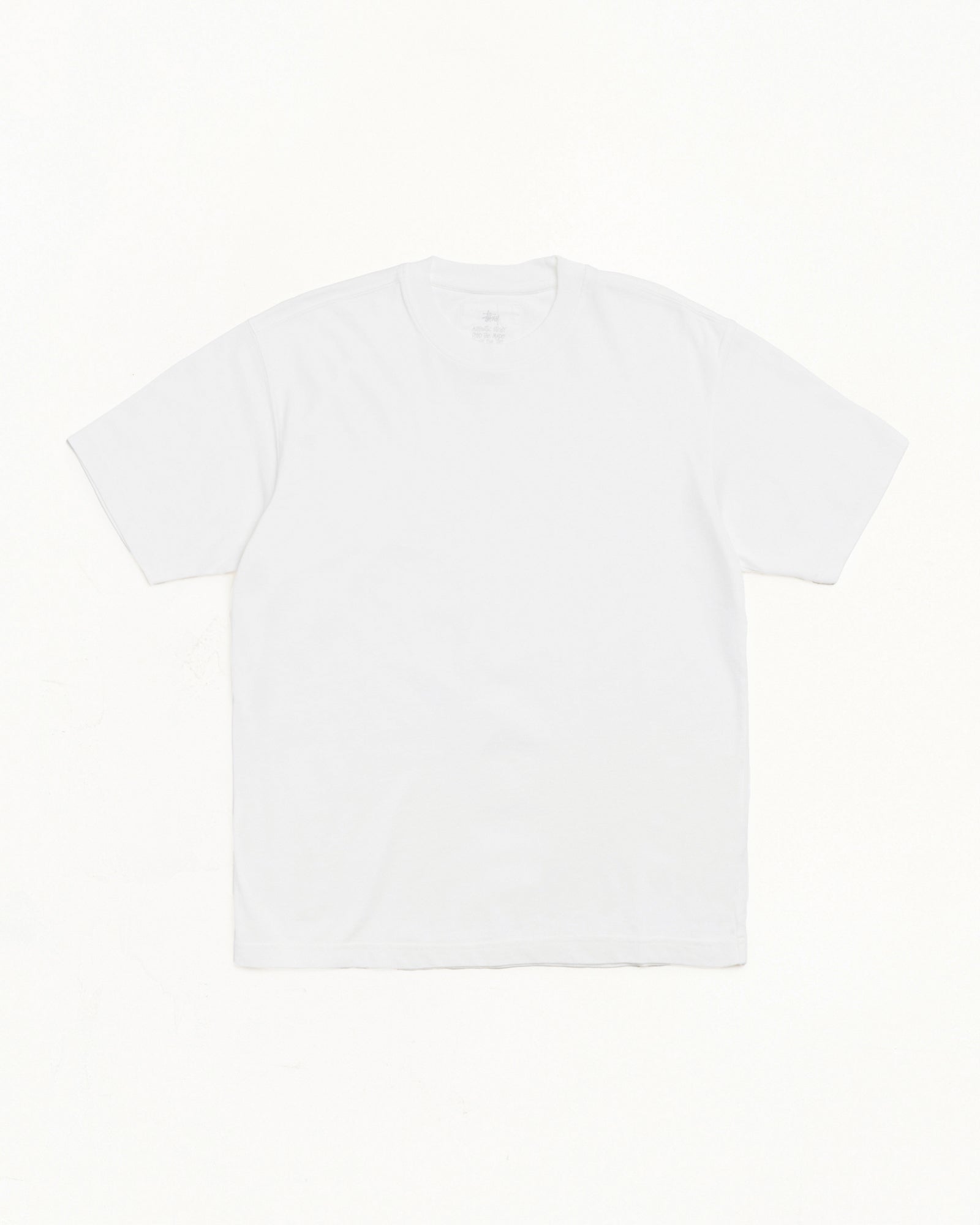 Dyed Ss Tee Mens Short Sleeve In White