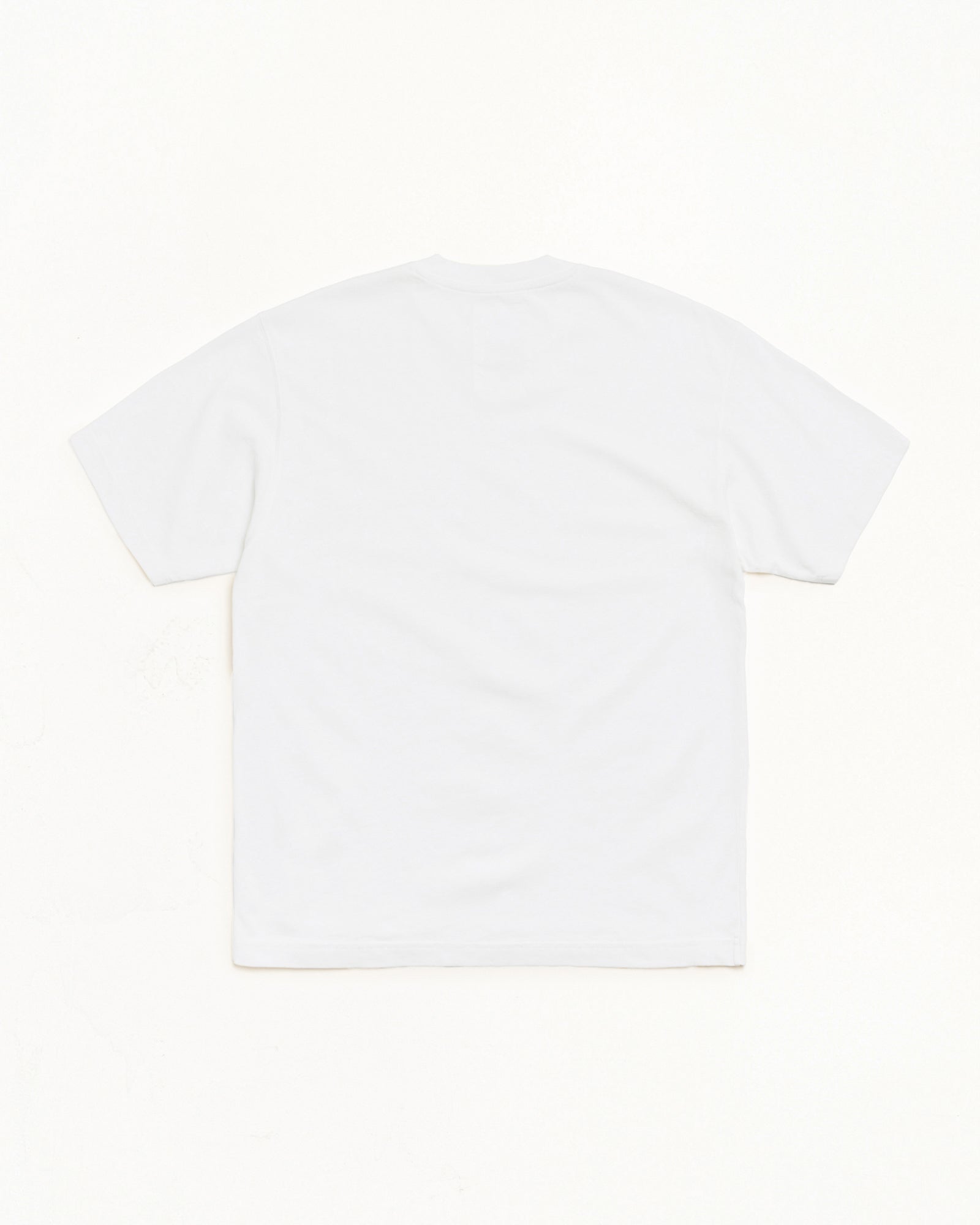 Dyed Ss Tee Mens Short Sleeve In White