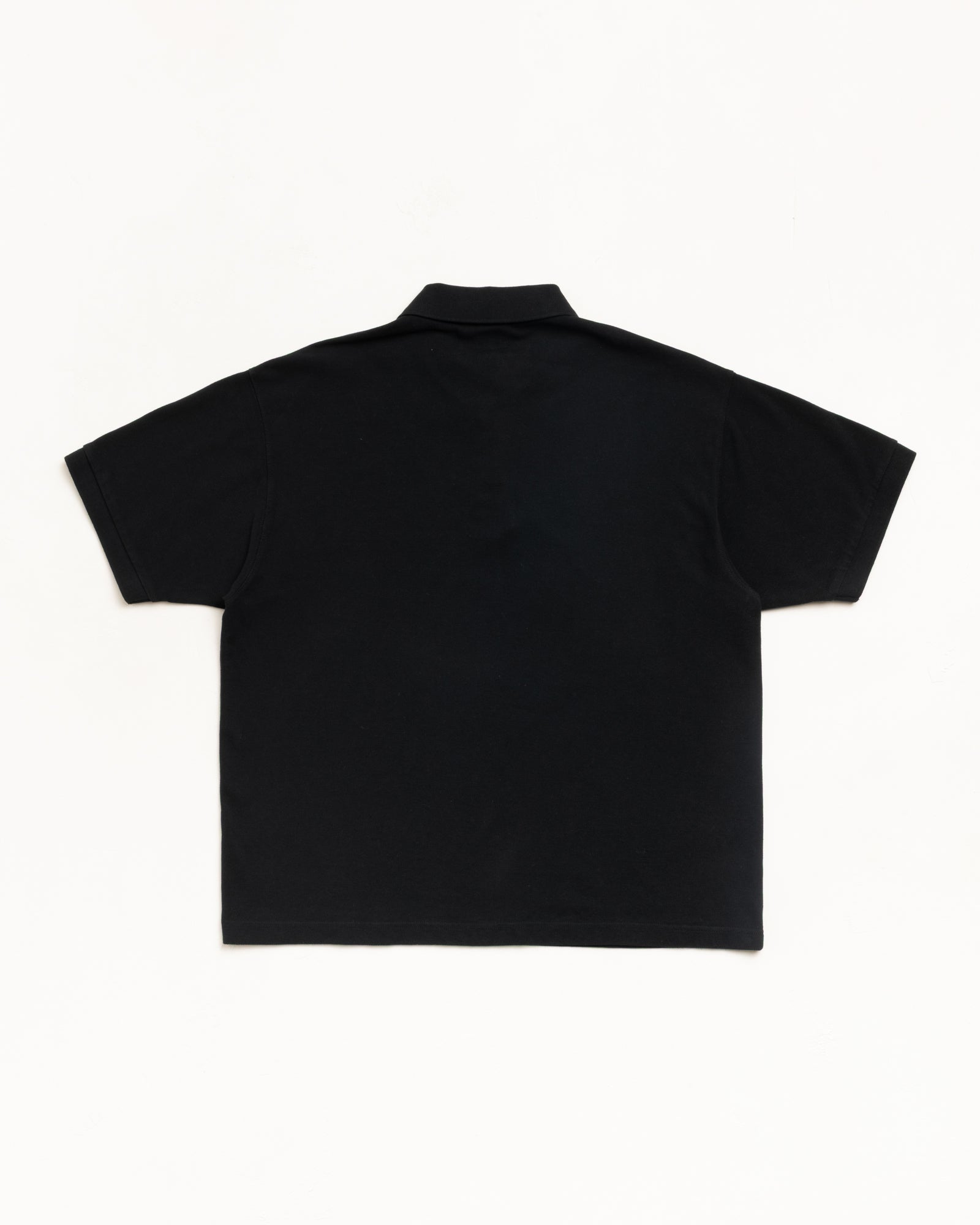 Classic Pique Polo Shirt in Black