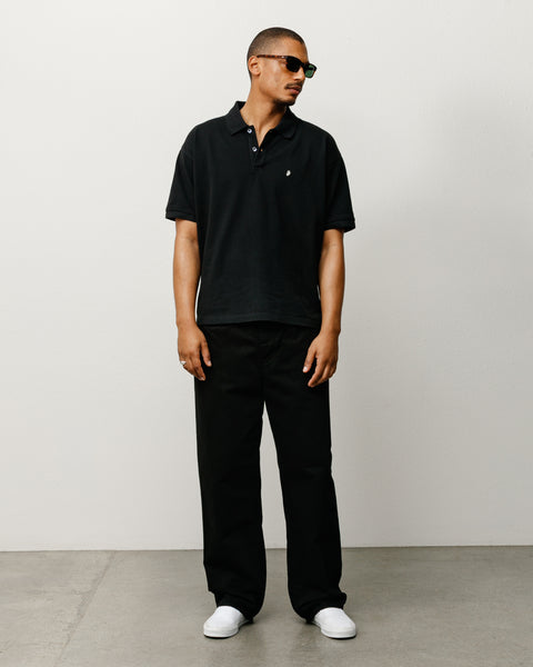 Classic Pique Polo in Black