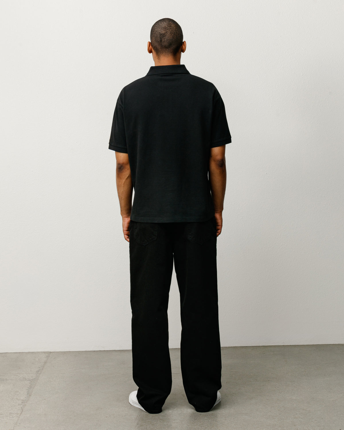 Classic Pique Polo – Black | Tops & Knits | Stüssy