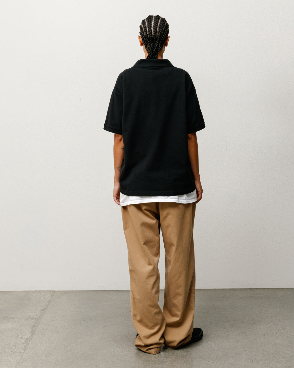 Classic Pique Polo – Black | Tops & Knits | Stüssy