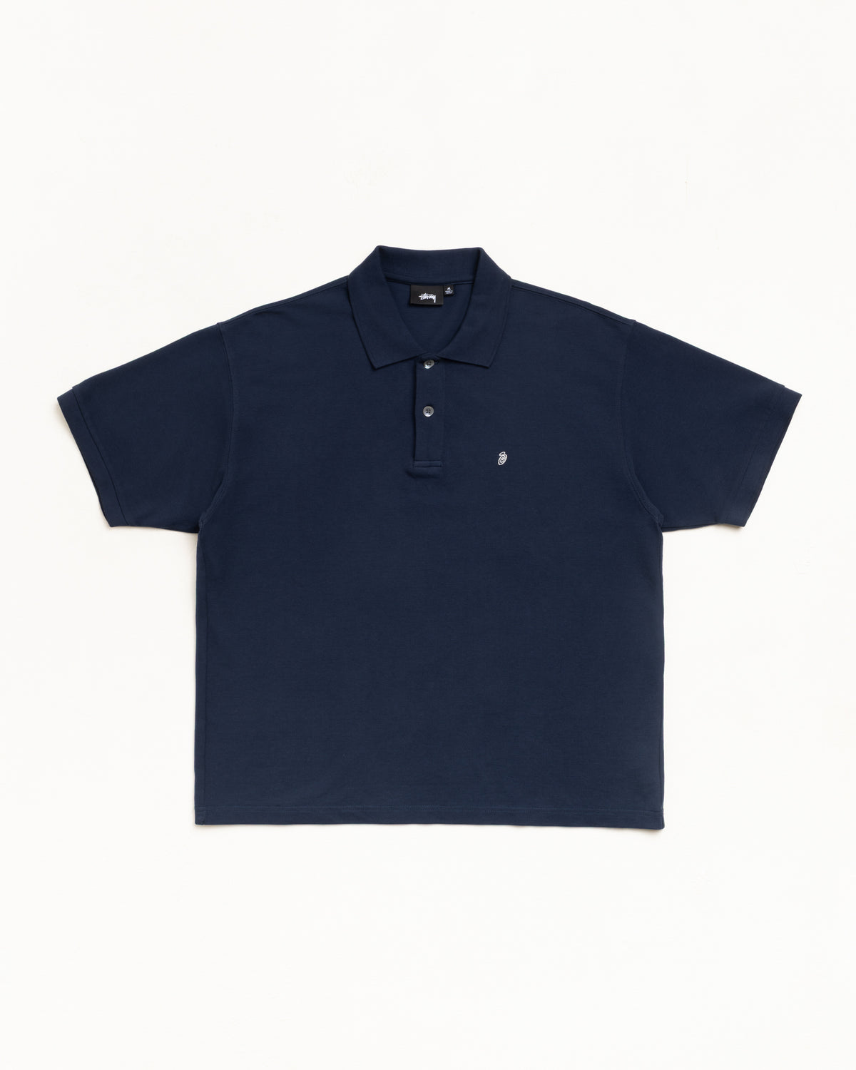 Classic Pique Polo – Navy | Tops & Knits | Stüssy