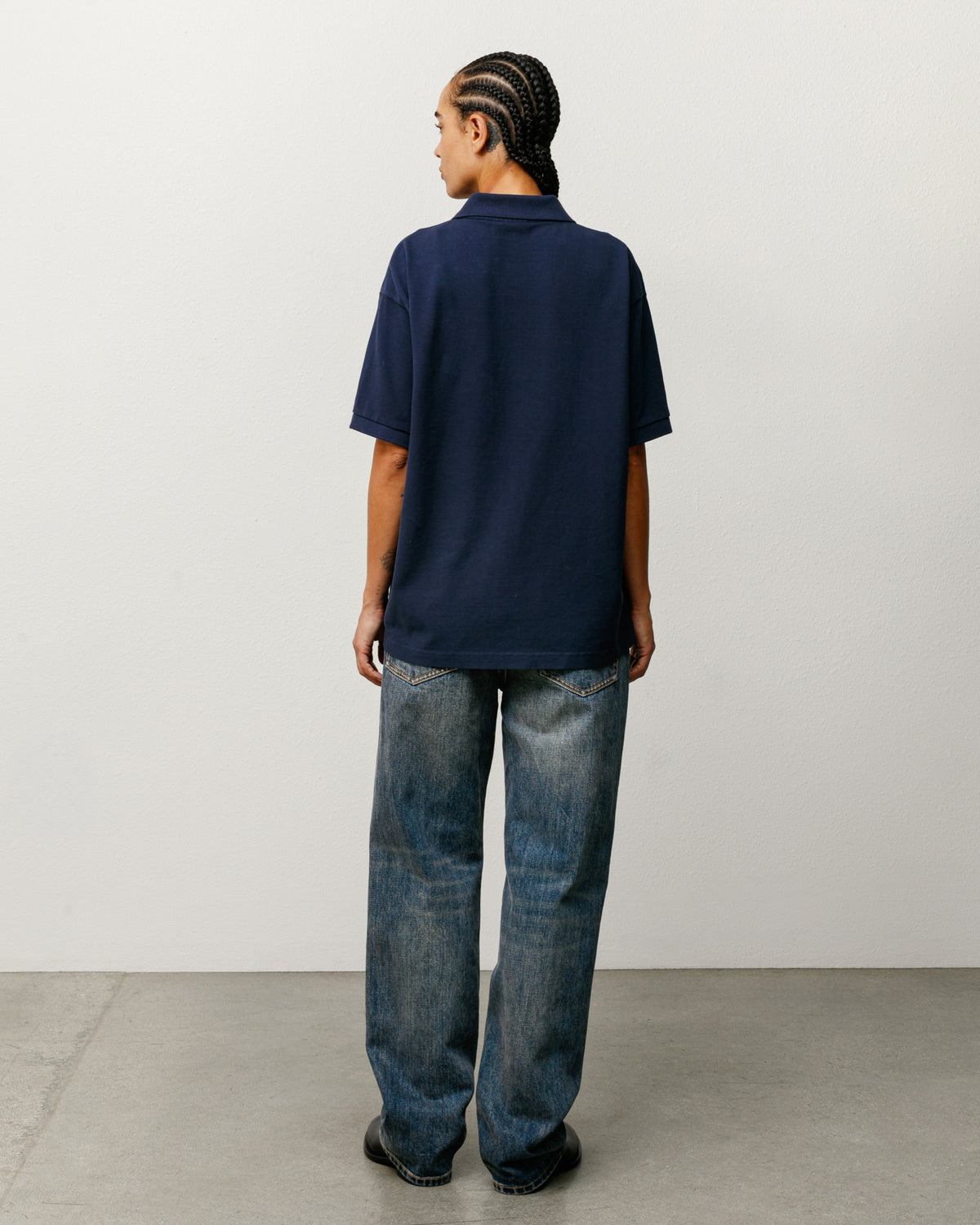 Classic Pique Polo – Navy | Tops & Knits | Stüssy