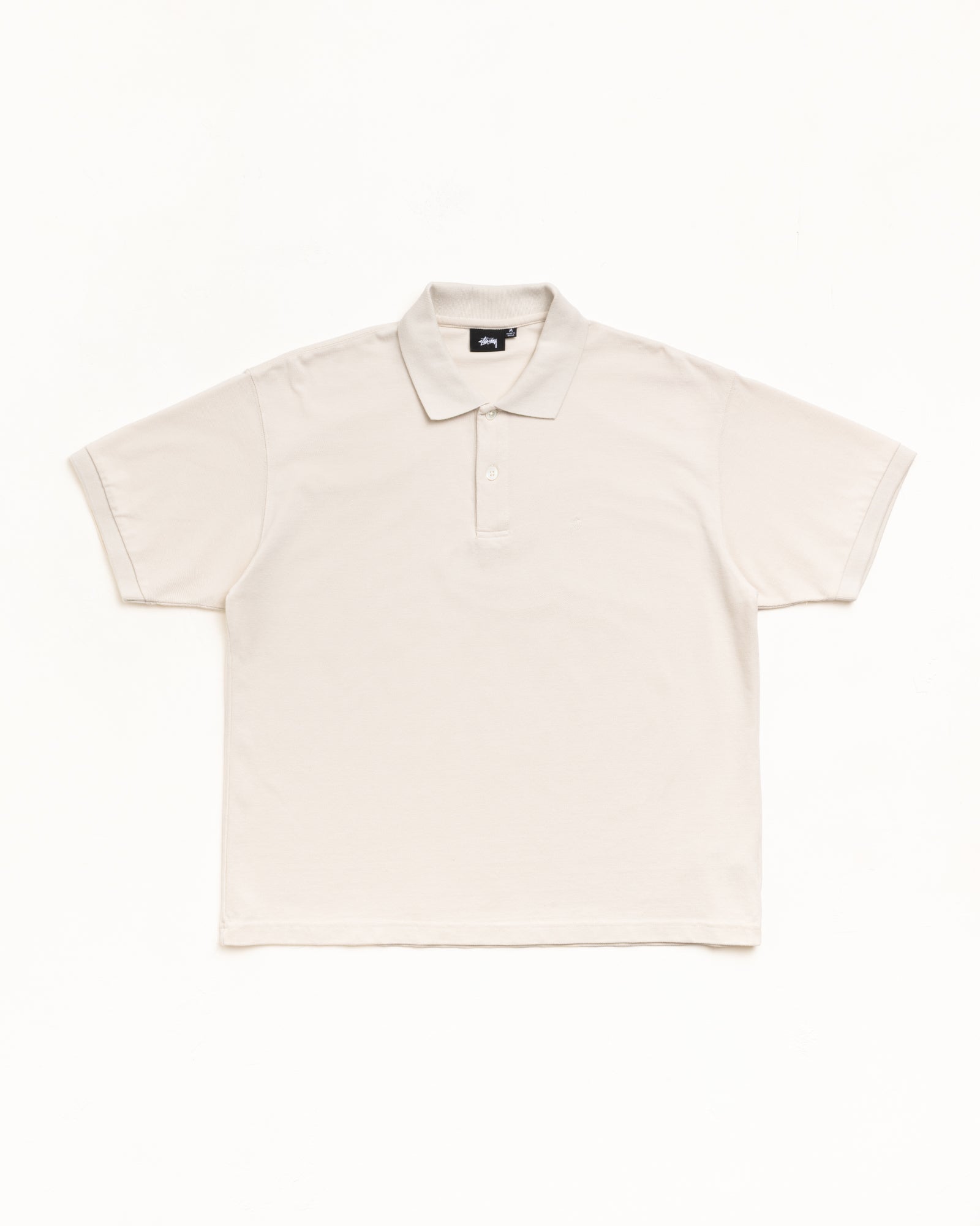 Classic Pique Polo in Off White