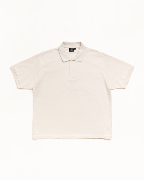 Classic Pique Polo in Off White