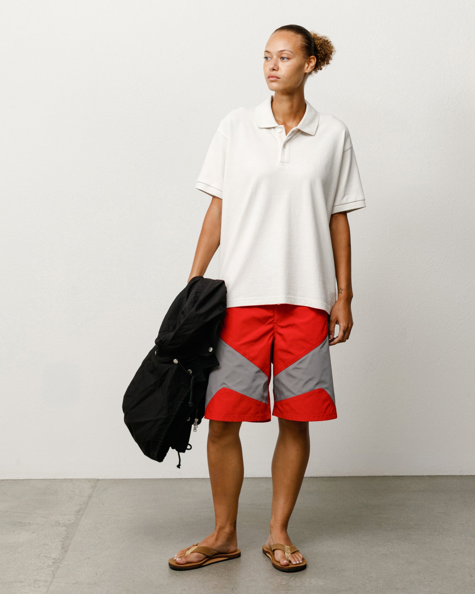 Classic Pique Polo in Off White