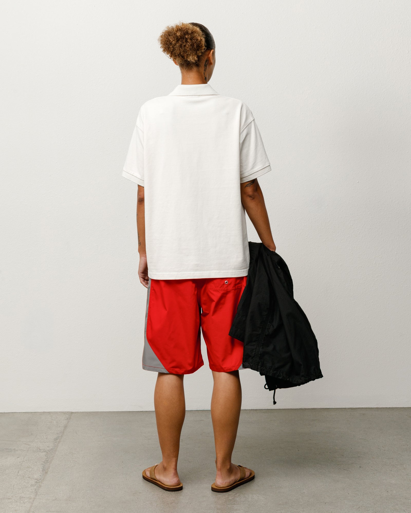 Classic Pique Polo in Off White
