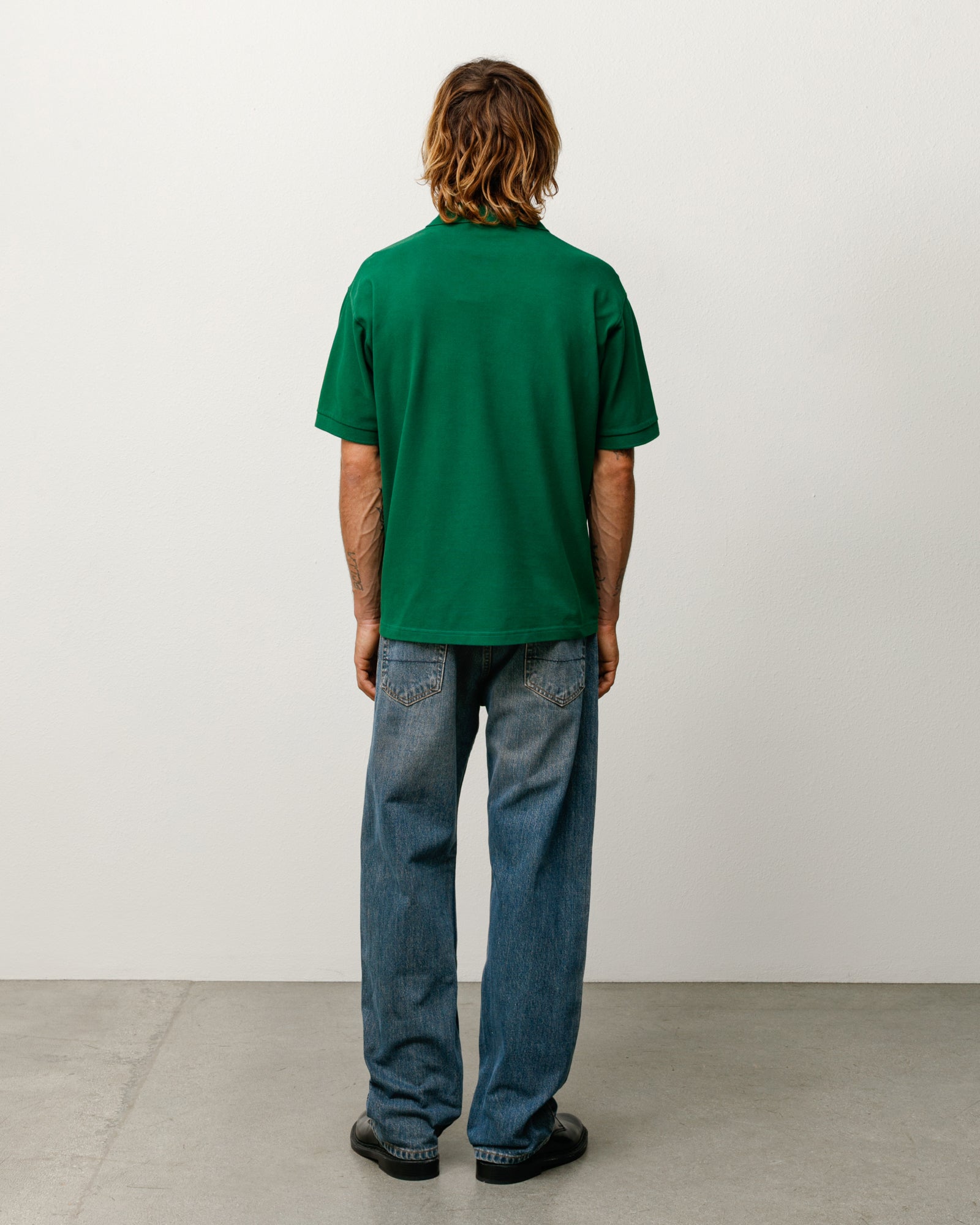 Classic Pique Polo - Pine | Tops & Knits | Stüssy