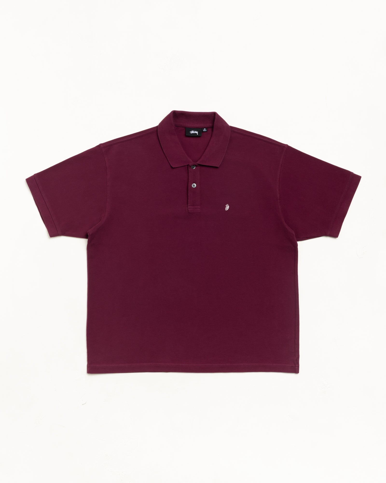 Classic Pique Polo - Plum | Tops & Knits | Stüssy