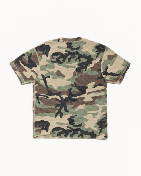 Dyed Ss Thermal Unisex Short Sleeve In Camo