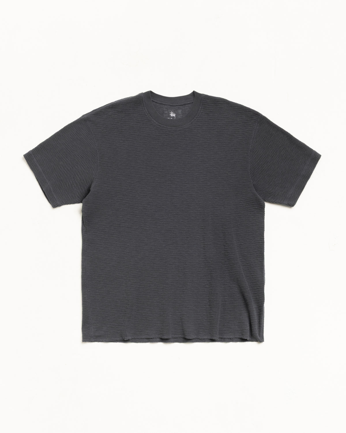 Pigment Dyed Ss Thermal – Faded Black | Tops & Knits | Stüssy