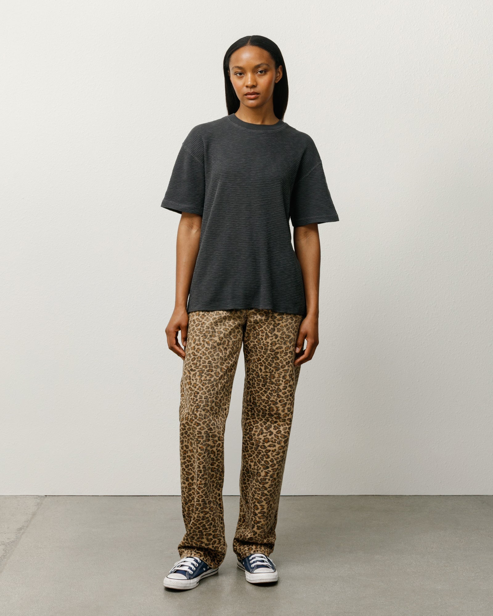 Pigment Dyed Ss Thermal – Faded Black | Tops & Knits | Stüssy