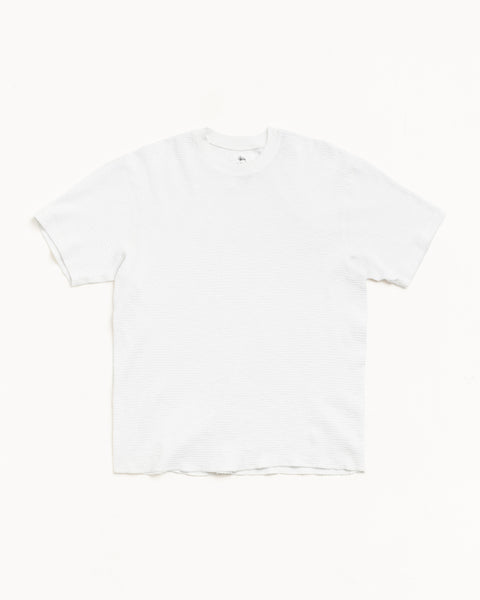 Dyed Ss Thermal Mens Short Sleeve In White