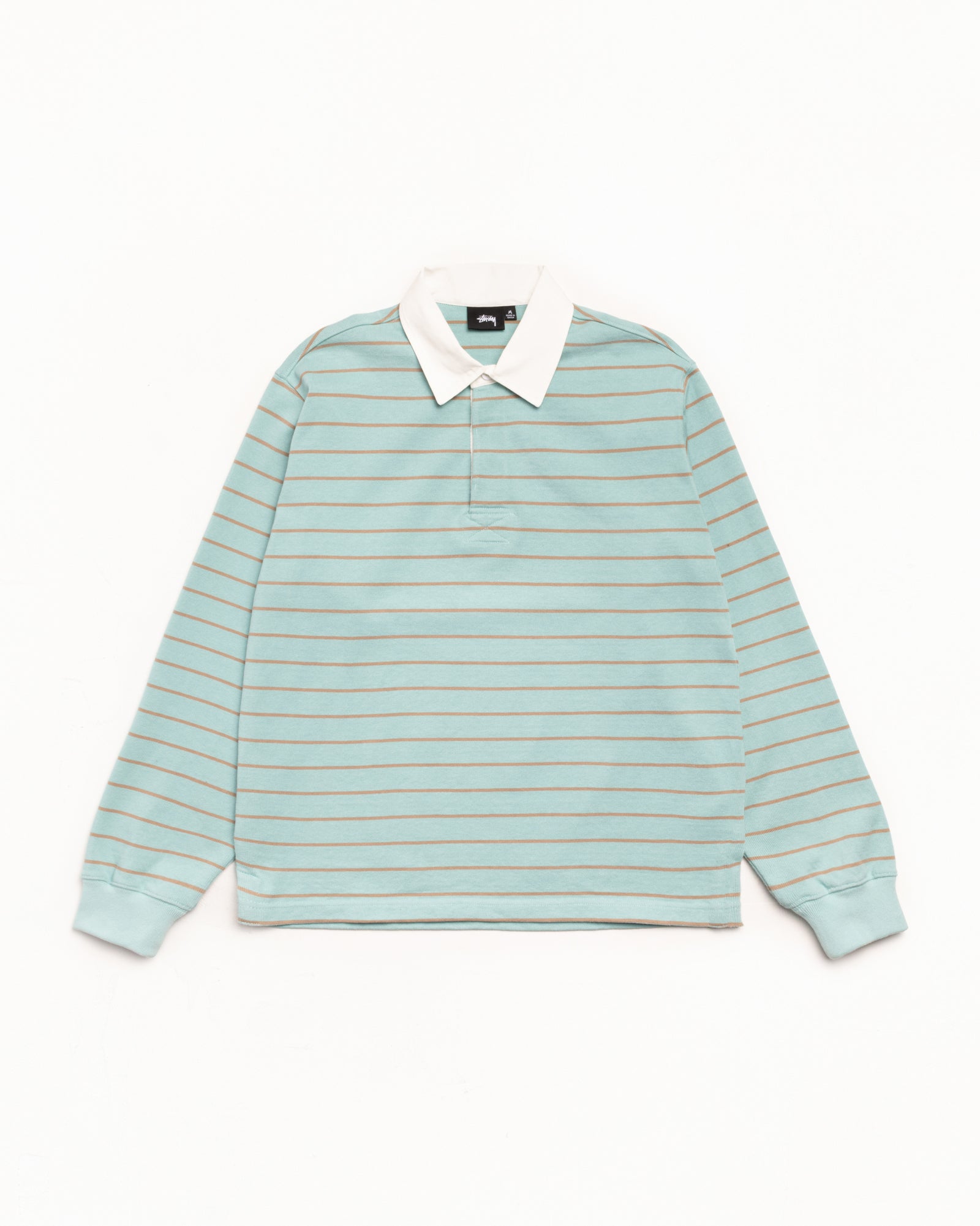Stussy ストライプ ラグビーシャツ M Striped Rugby Shirt – Blue | Tops & Knits | Stüssy