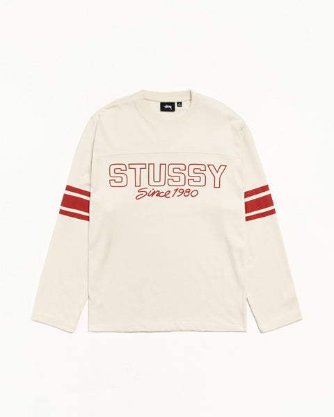 Football Crew Mens Long Sleeve In Bone