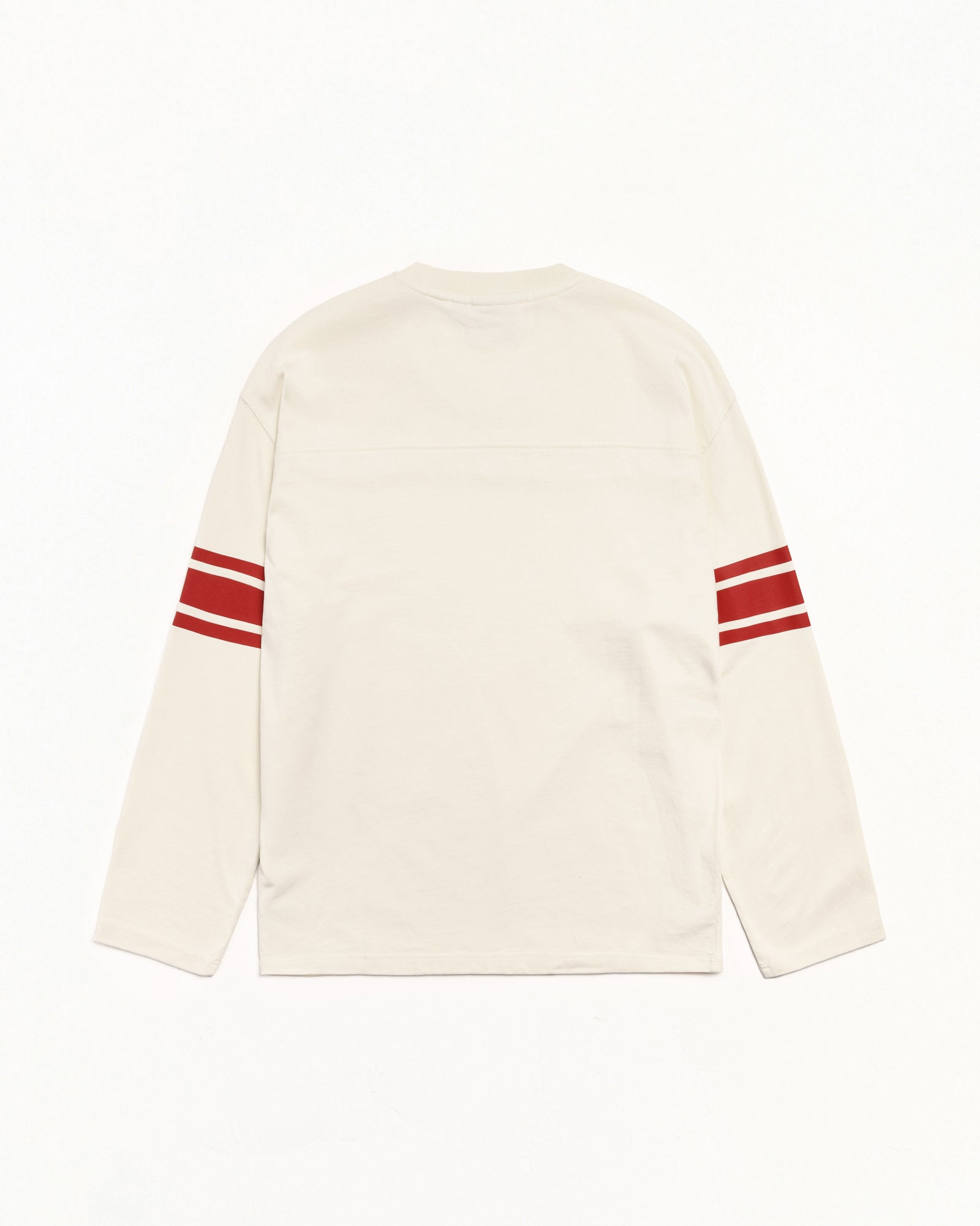 Football Crew Mens Long Sleeve In Bone