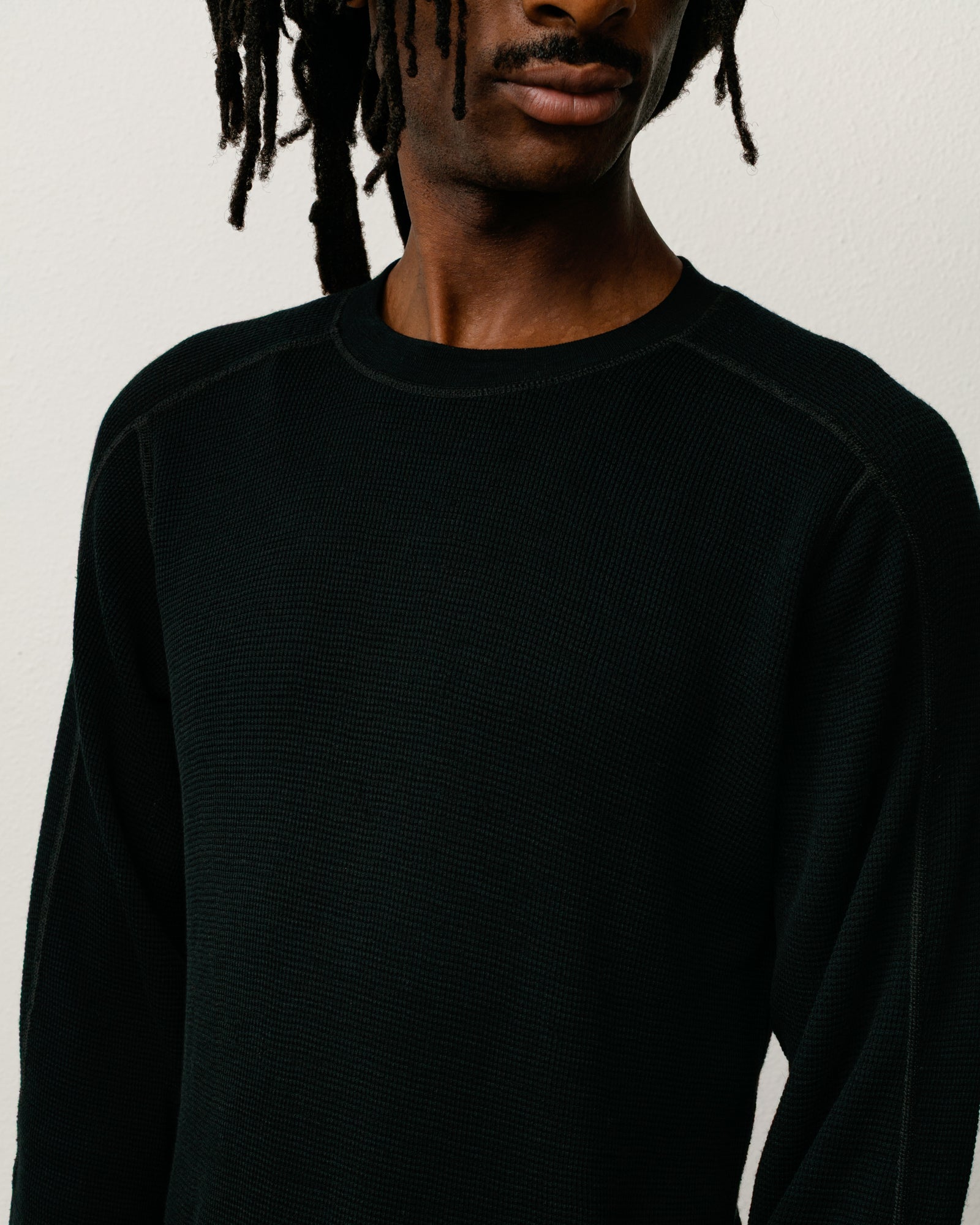 Wool Base Layer Thermal – Black | Tops & Knits | Stüssy