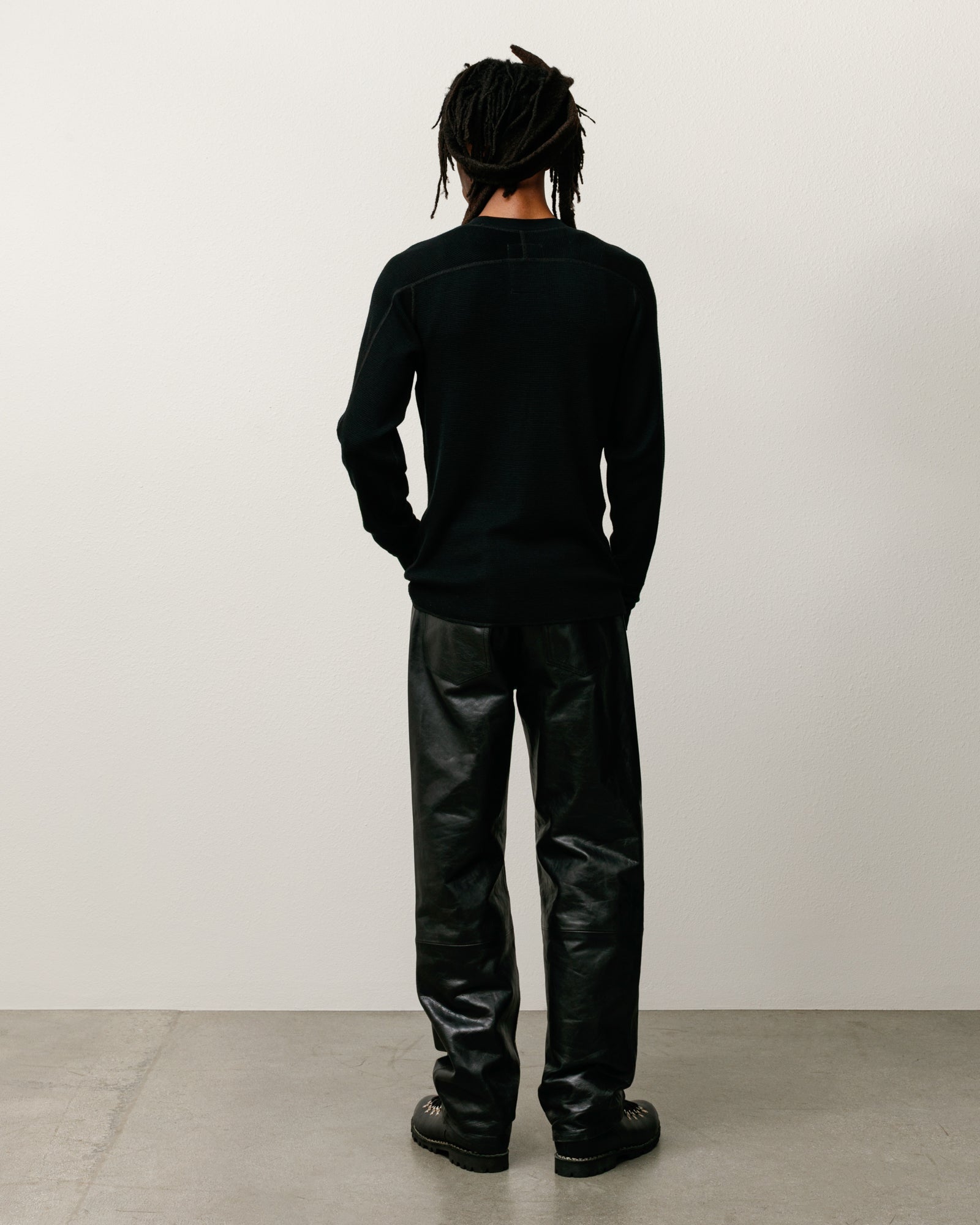 Wool Base Layer Thermal – Black | Tops & Knits | Stüssy