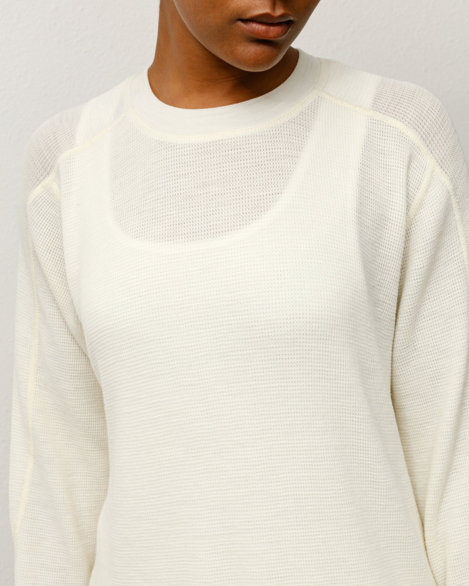 Wool LS Thermal – Ecru | Tops & Knits | Stüssy