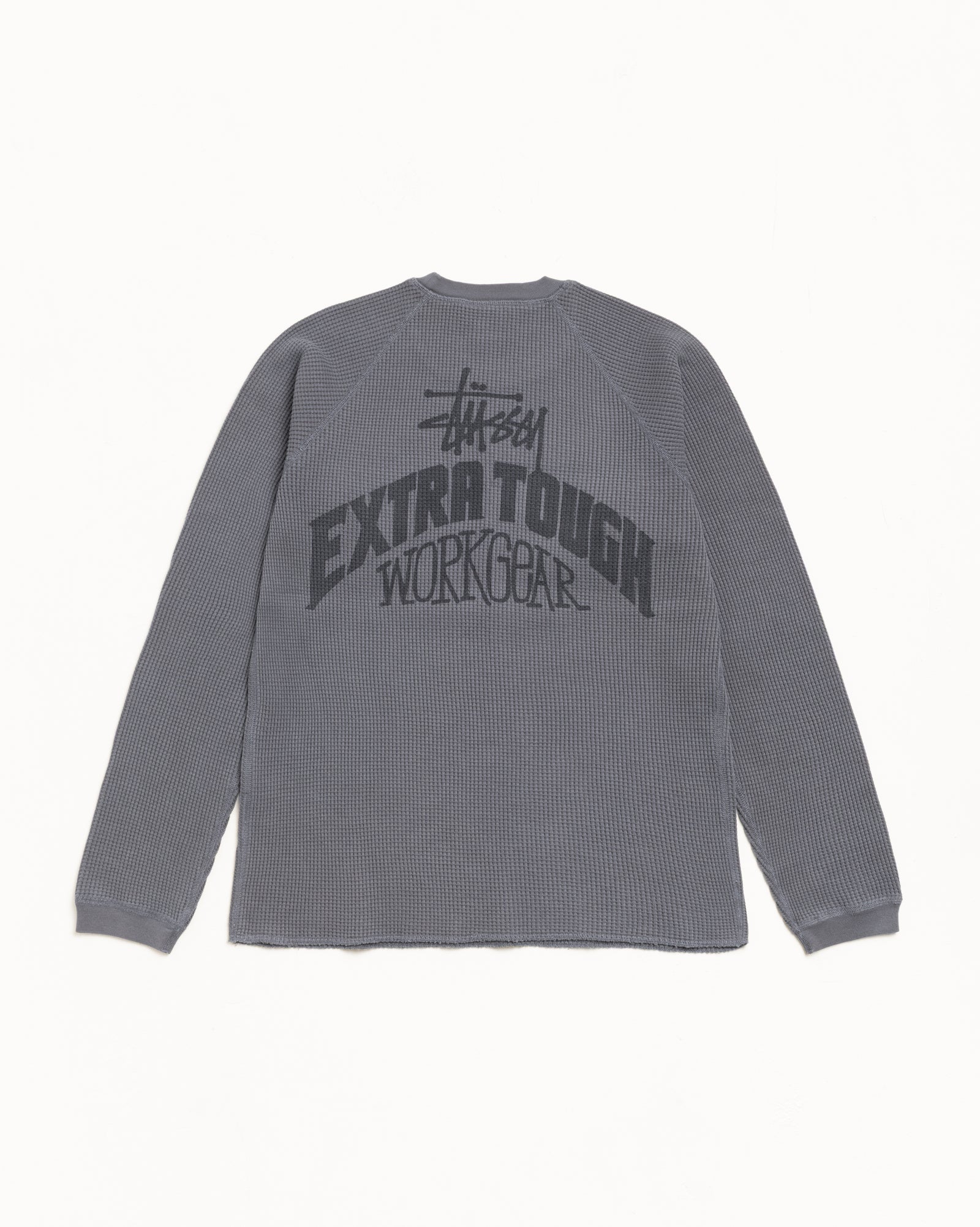 Extra Tough Raglan Thermal – Charcoal | Tops & Knits | Stüssy