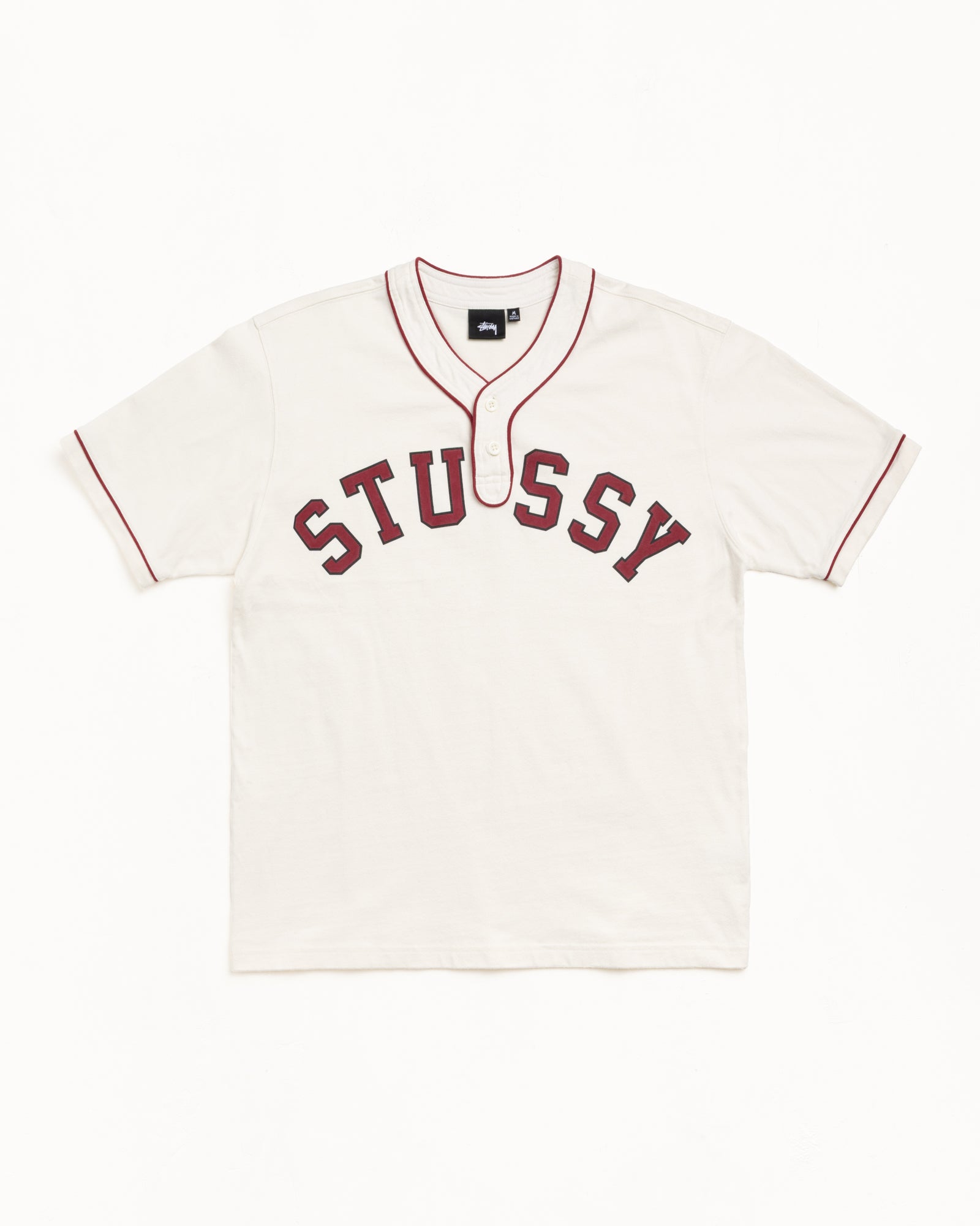 Arch Baseball Jersey – Natural | Tops & Shirts | Stüssy