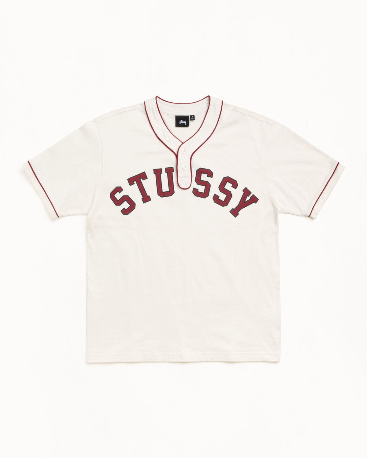 Arch Baseball Jersey – Natural | Tops & Shirts | Stüssy