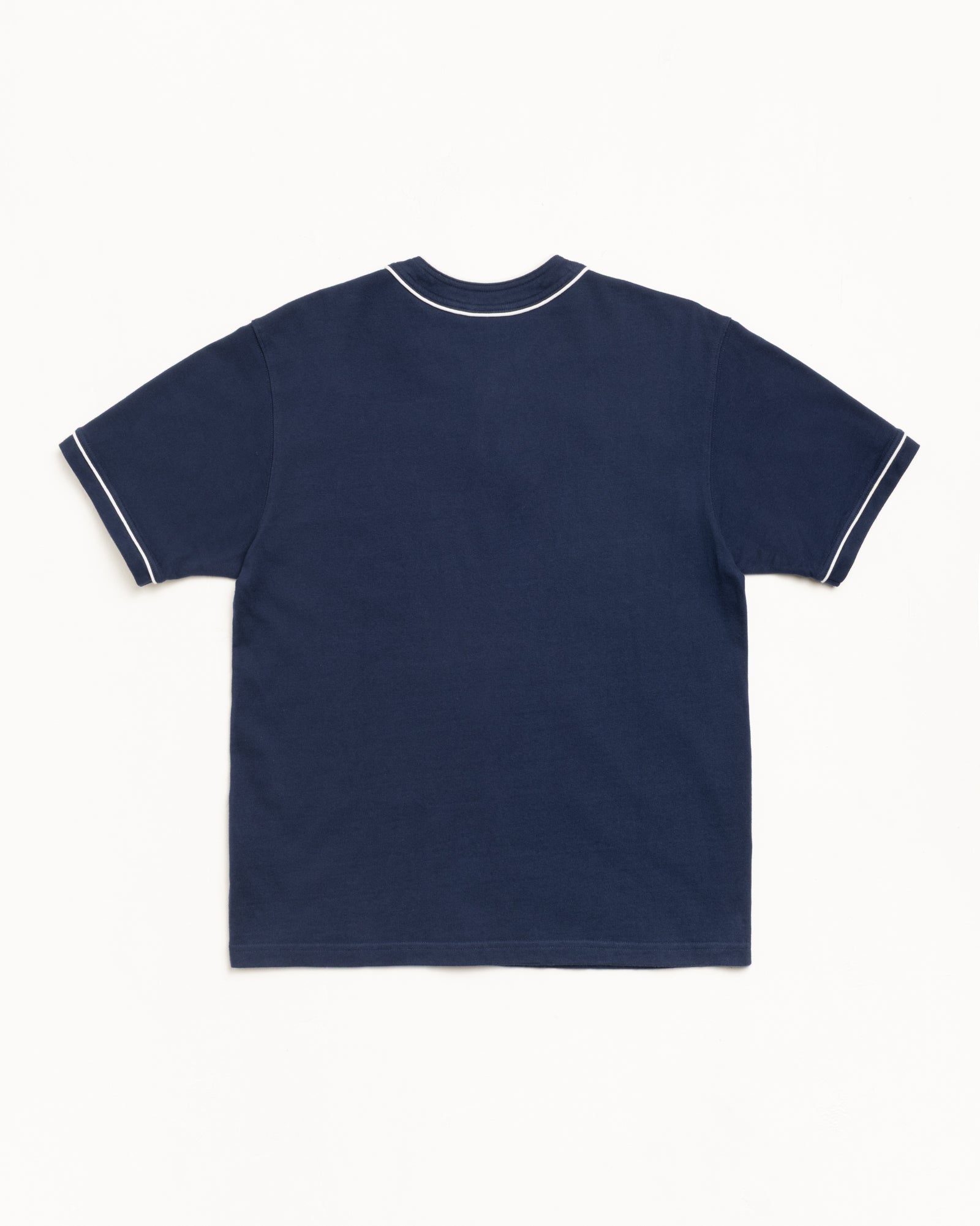 STUSSY ネイビー メッシュベースボールシャツ　L STUSSY（ステューシー）の「Stussy Mesh Baseball Jersey（シャツ