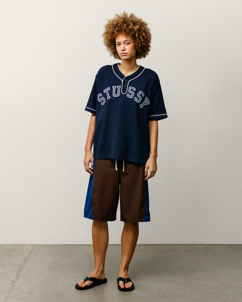 Arch Baseball Jersey Mens Short Sleeve In Navy