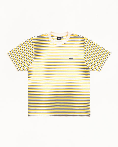 Beach Stripe Tee in Yellow
