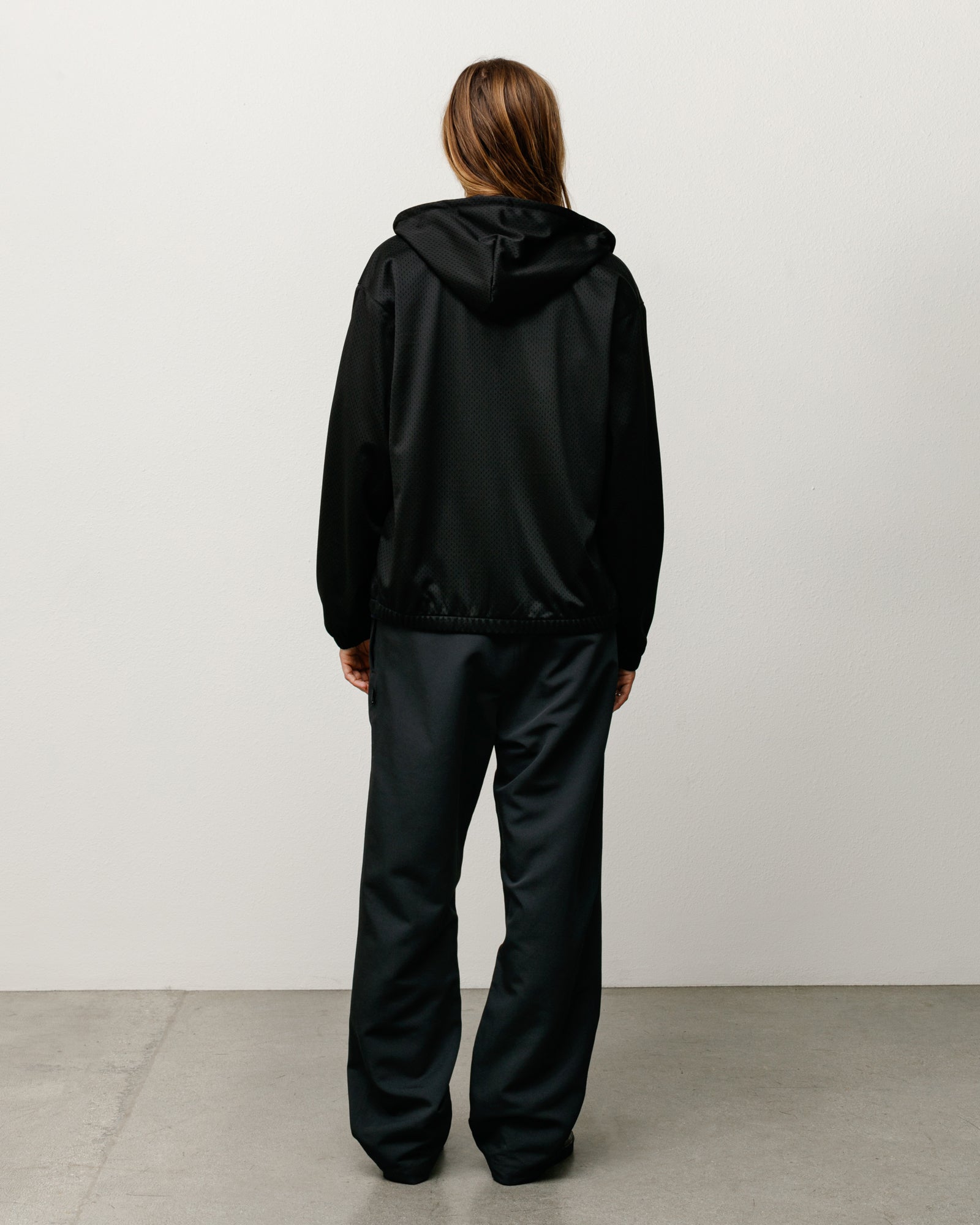 Athletic Mesh Zip Hoodie – Black | Tops & Knits | Stüssy