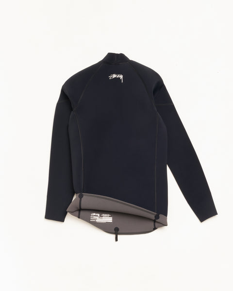 Neoprene Rash Guard Unisex In Black